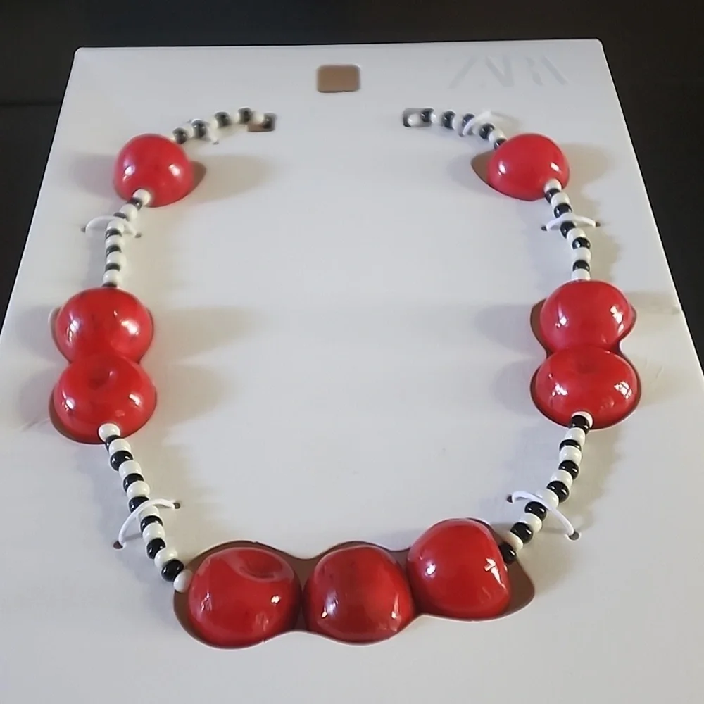ZARA Cherry Bead Necklace
